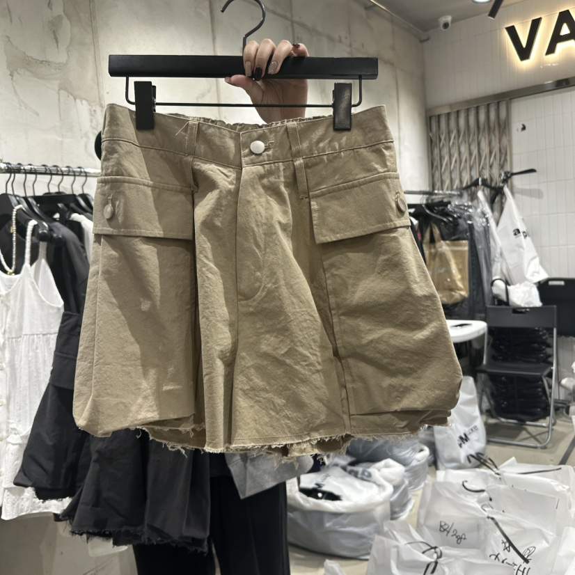 VANTA直郵韓國代購㊣女裝新品休閑推薦25春夏熱賣時尚人氣短褲VANTA短褲