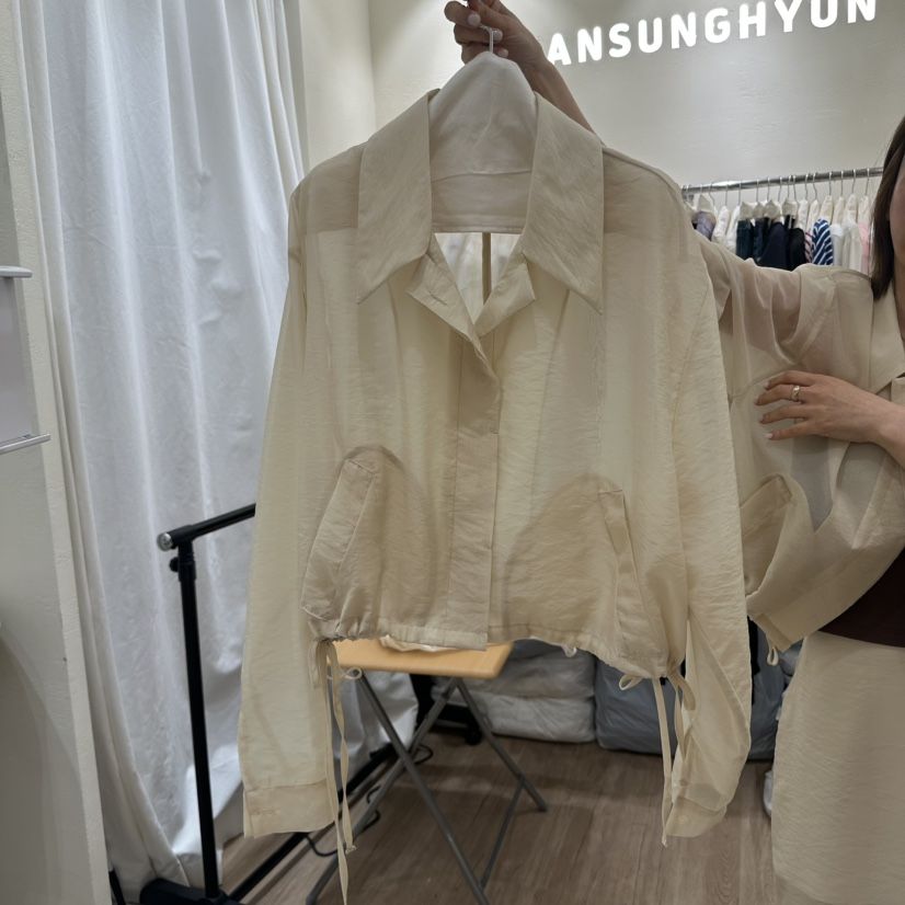 HANSUNGHYUN韓國直郵㊣東大門實拍女裝新款熱賣25春夏時尚夾克HANSUNGHYUN夾克