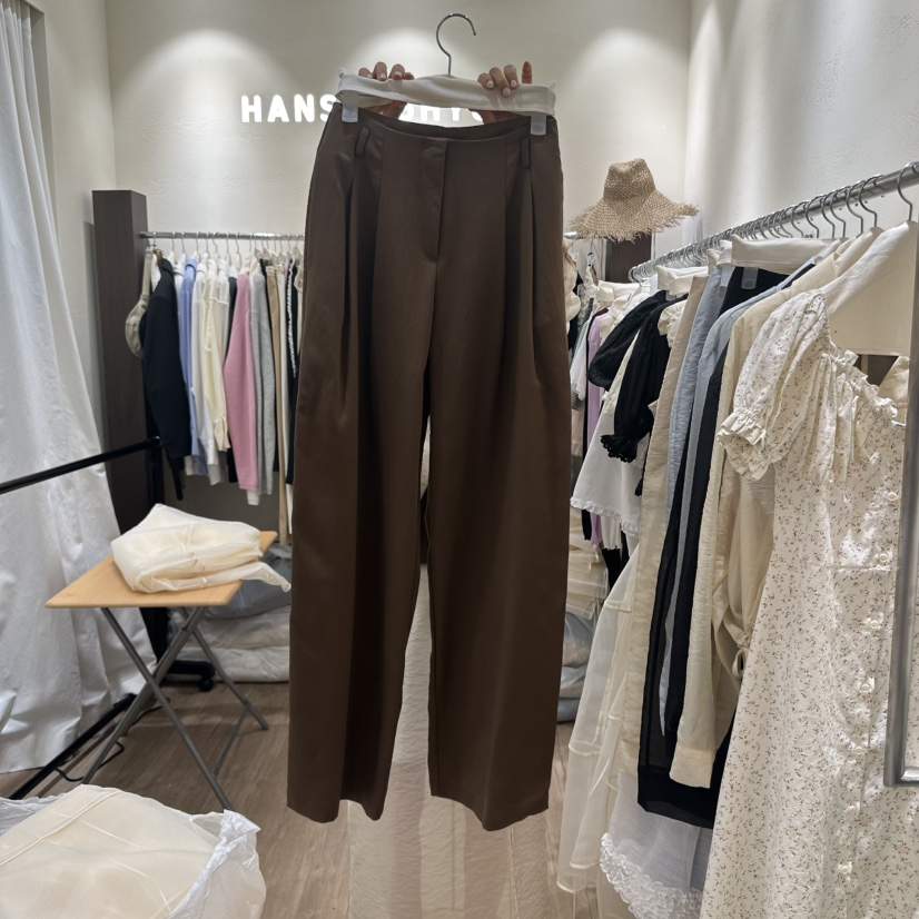 HANSUNGHYUN直郵韓國代購㊣女裝新品人氣熱賣休閑時尚休閑褲HANSUNGHYUN休閑褲