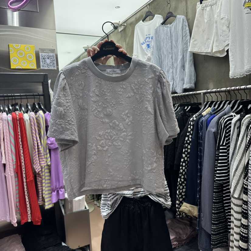 RUNWAY-런웨이韓國直郵㊣女裝新品25春夏熱賣人氣推薦休閑T恤RUNWAYT恤
