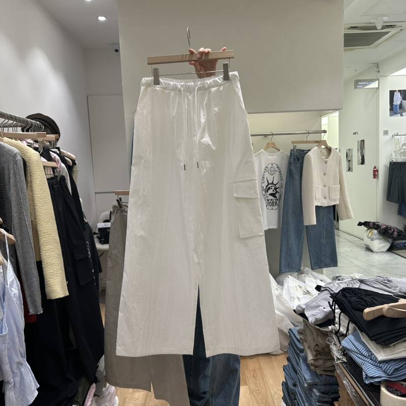 VIBELLE直郵韓國代購㊣女裝新品休閑熱賣人氣時尚25春夏休閑褲VIBELLE休閑褲