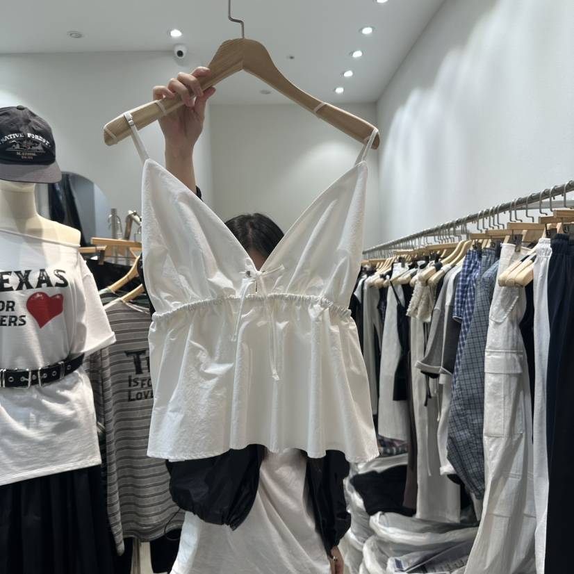 W.FATAL韓國直郵㊣東大門實拍女裝新款時尚休閑25春夏吊帶背心W.FATAL吊帶/背心