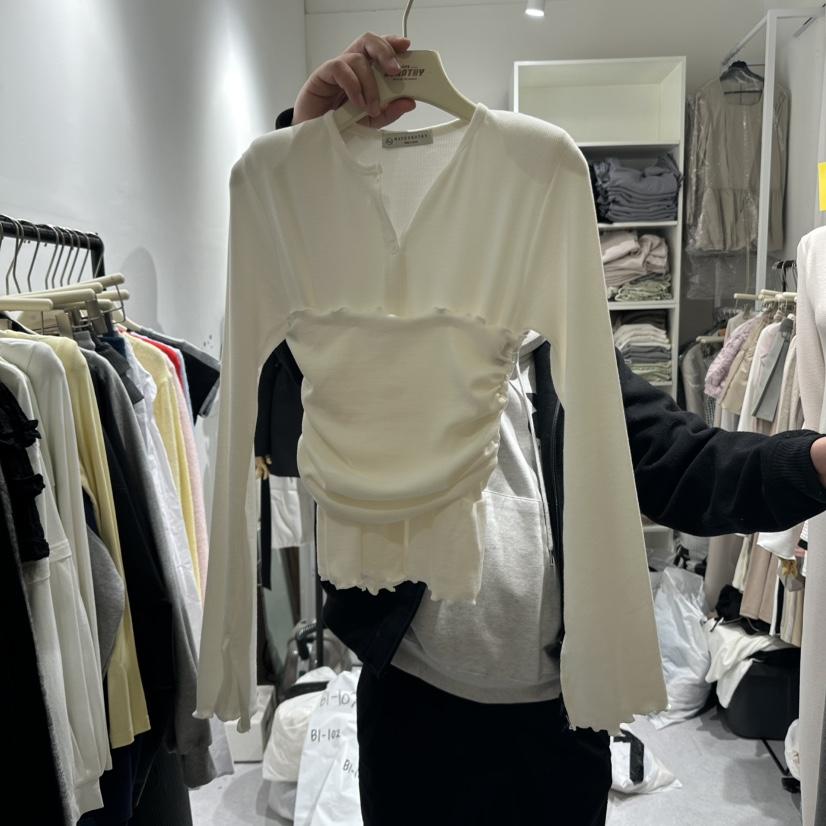 MAY DOROYHY韓國㊣直郵東大門代購女裝新品人氣長袖T恤緊身MAY DOROYHY長袖T恤
