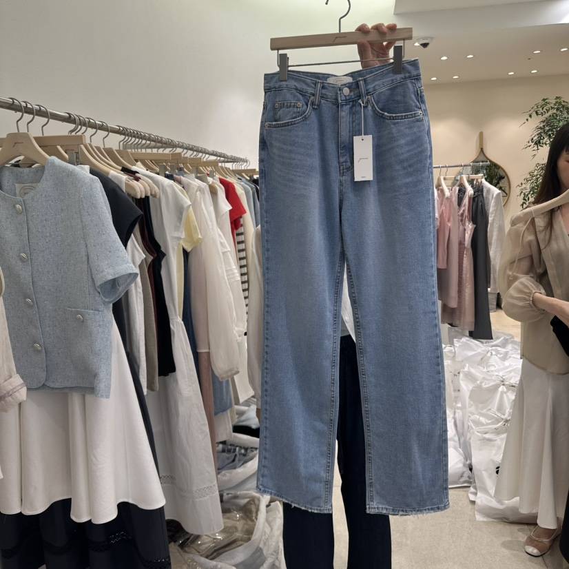 GRACIA韓國直郵㊣東大門實拍女裝新品人氣熱賣休閑25春夏牛仔褲GRACIA牛仔褲