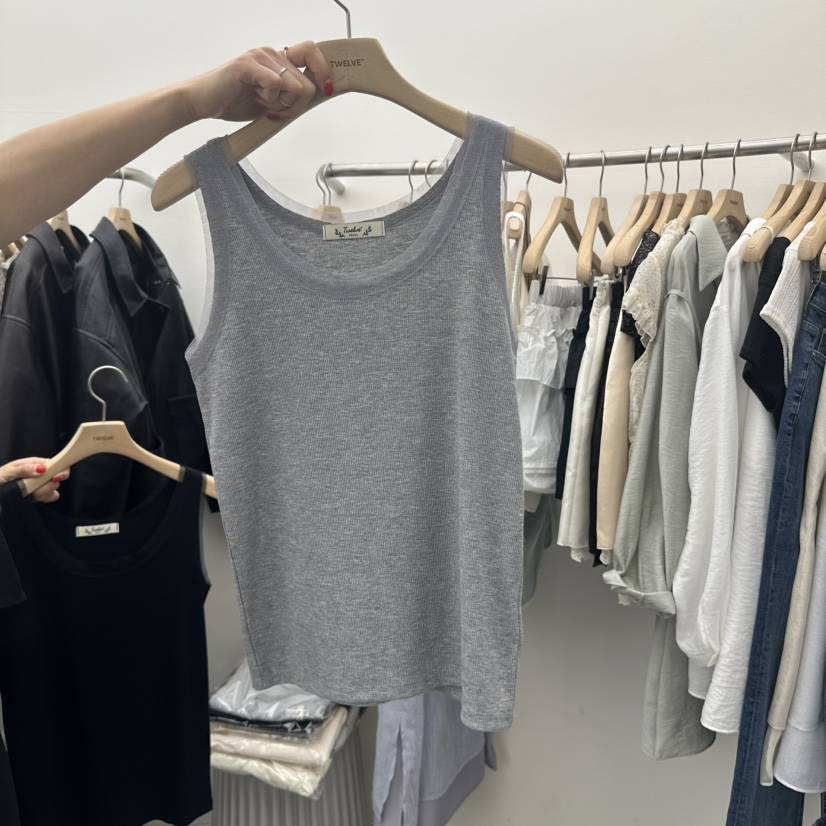 TWELVE韓國㊣直郵東大門代購女裝新品時尚休閑25春夏吊帶背心TWELVE吊帶/背心