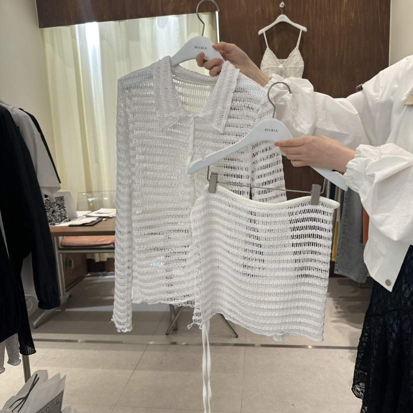 BUCKLE韓國直郵㊣女裝新品休閑人氣25春夏時尚推薦套裝兩件套BUCKLE套裝