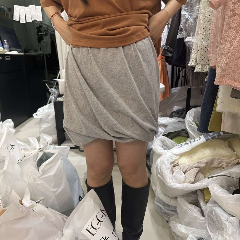 EGG IS直郵韓國代購㊣女裝新款熱賣時尚休閑推薦25春夏短裙EGG IS短裙