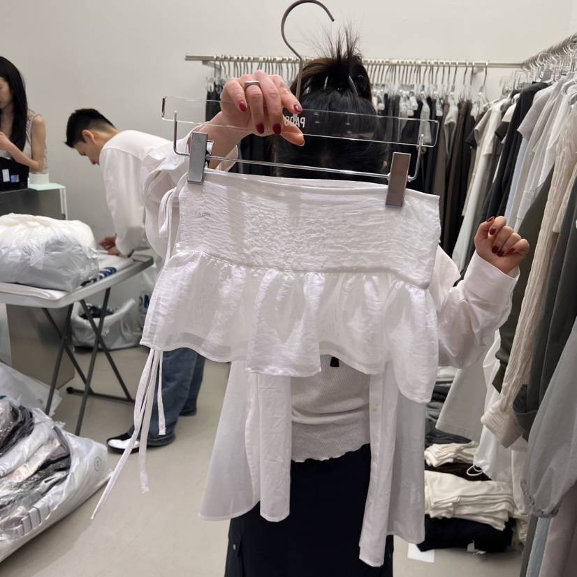 PADO直郵韓國代購㊣女裝新品熱賣推薦人氣25春夏休閑時尚短裙PADO短裙