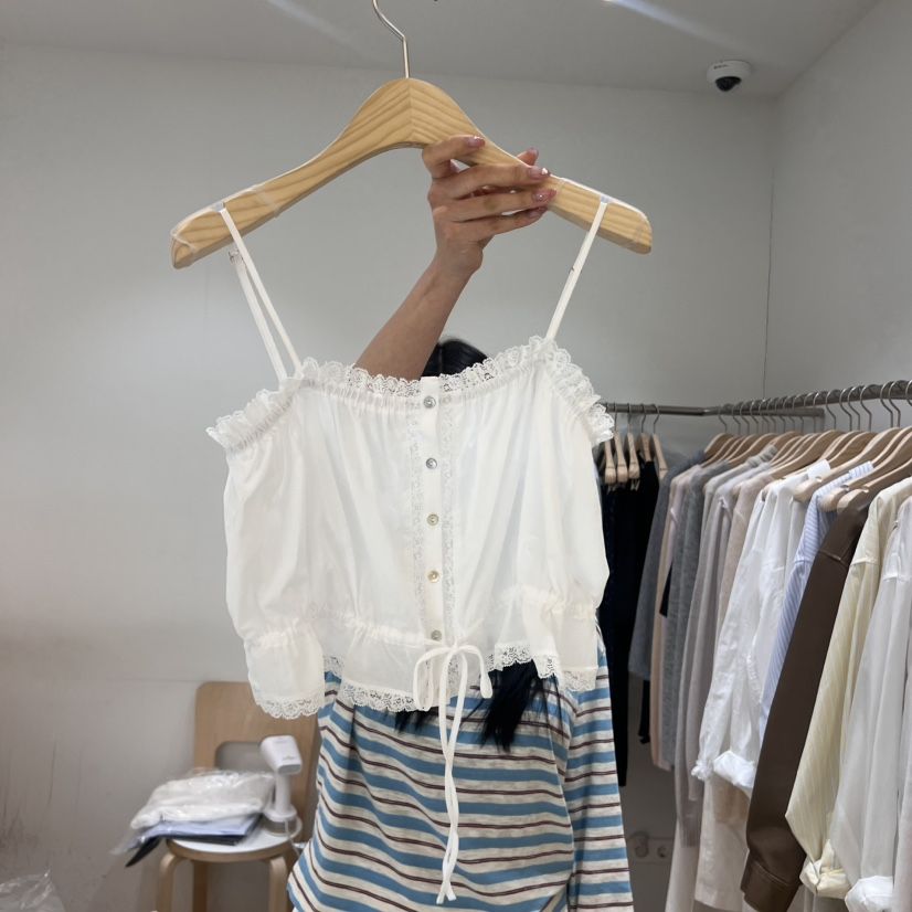 FOREST韓國㊣直郵東大門代購女裝新款人氣休閑25春夏吊帶背心FOREST吊帶/背心