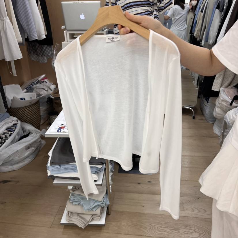 VILLABUTTON韓國㊣直郵東大門代購女裝新款熱賣25春夏長袖T恤VILLABUTTON長袖T恤