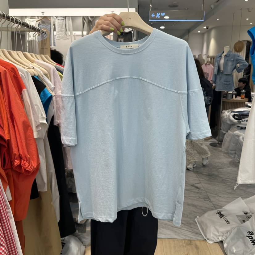 REVE-L韓國直郵㊣女裝新品25春夏休閑推薦時尚人氣熱賣T恤REVE-LT恤