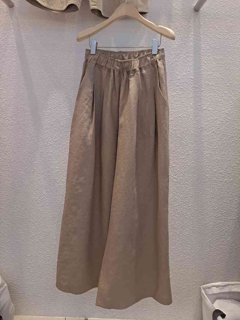 1 2ILLY-S韓國直郵㊣女裝新款時尚熱賣25春夏人氣休閑褲亞麻1 2ILLY/THE SIL休閑褲