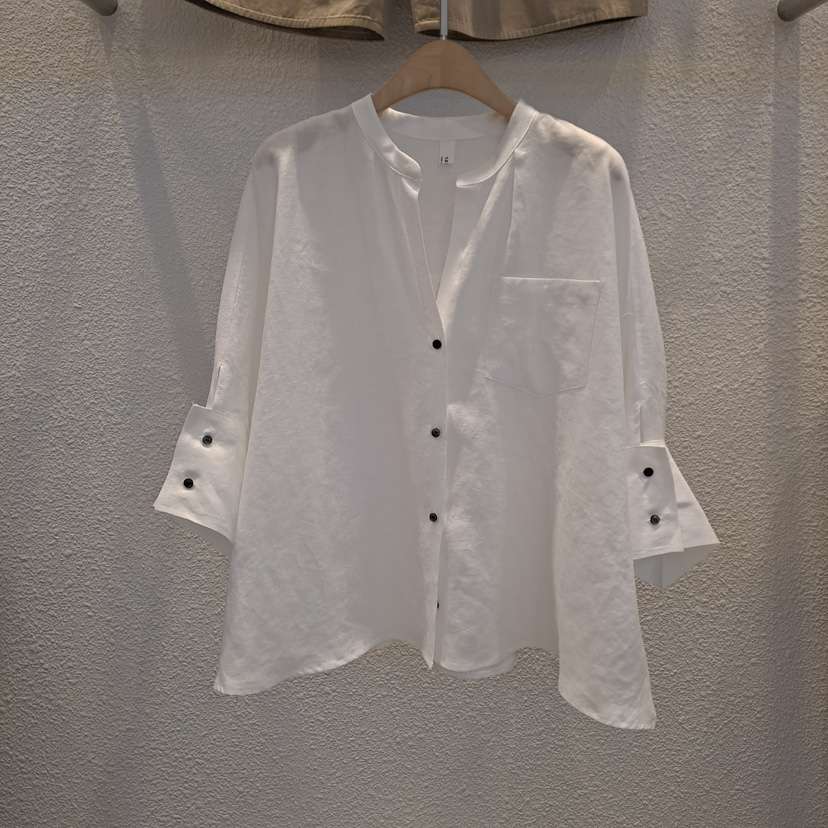 1 2ILLY-S直郵韓國代購㊣女裝新款25春夏時尚襯衫蕾絲衫亞麻1 2ILLY/THE SIL襯衫/蕾絲衫
