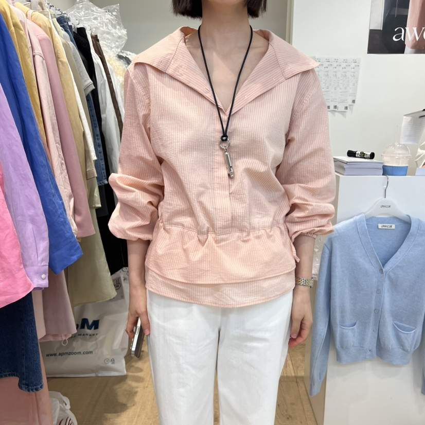 RUMIRU/AWEAR韓國㊣直郵東大門代購女裝新品推薦襯衫蕾絲衫awear/RUMIRU襯衫/蕾絲衫
