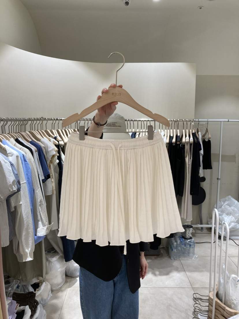 FLEUR-P韓國直郵㊣女裝新品人氣熱賣休閑25春夏推薦時尚短裙FLEUR短裙