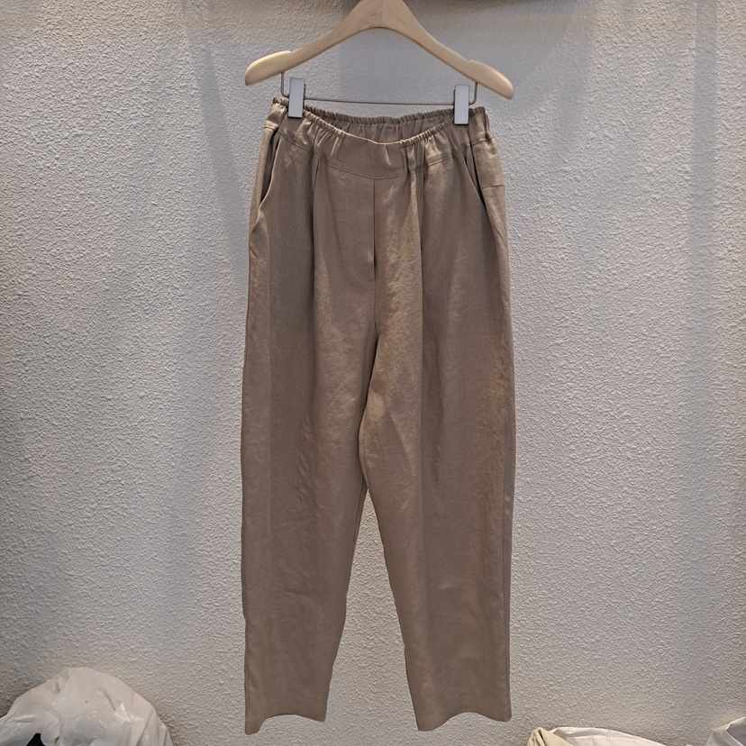 1 2ILLY-S韓國直郵㊣女裝新品25春夏人氣熱賣推薦休閑褲亞麻1 2ILLY/THE SIL休閑褲
