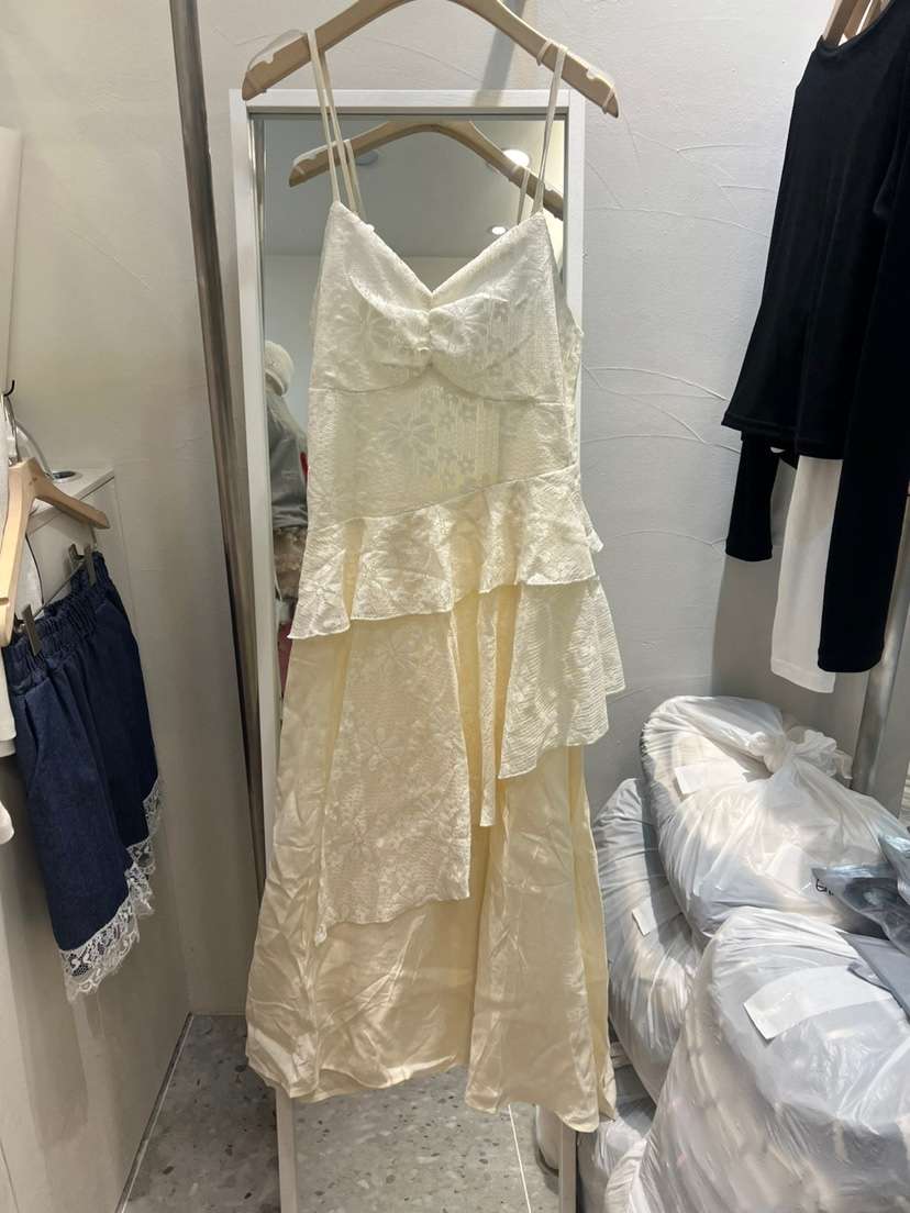 ROU.TINE韓國直郵㊣東大門實拍女裝新品25春夏推薦時尚連衣裙ROU.TINE連衣裙