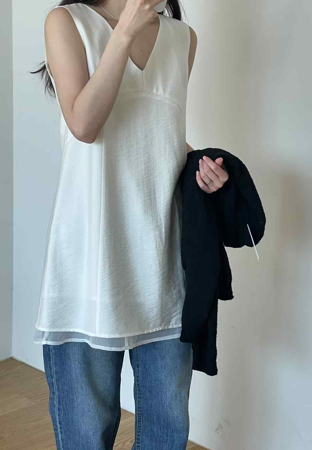 AMYGRACE東大門實拍女士新品25春夏時尚真品休閑人氣連衣裙AMYGRACE連衣裙