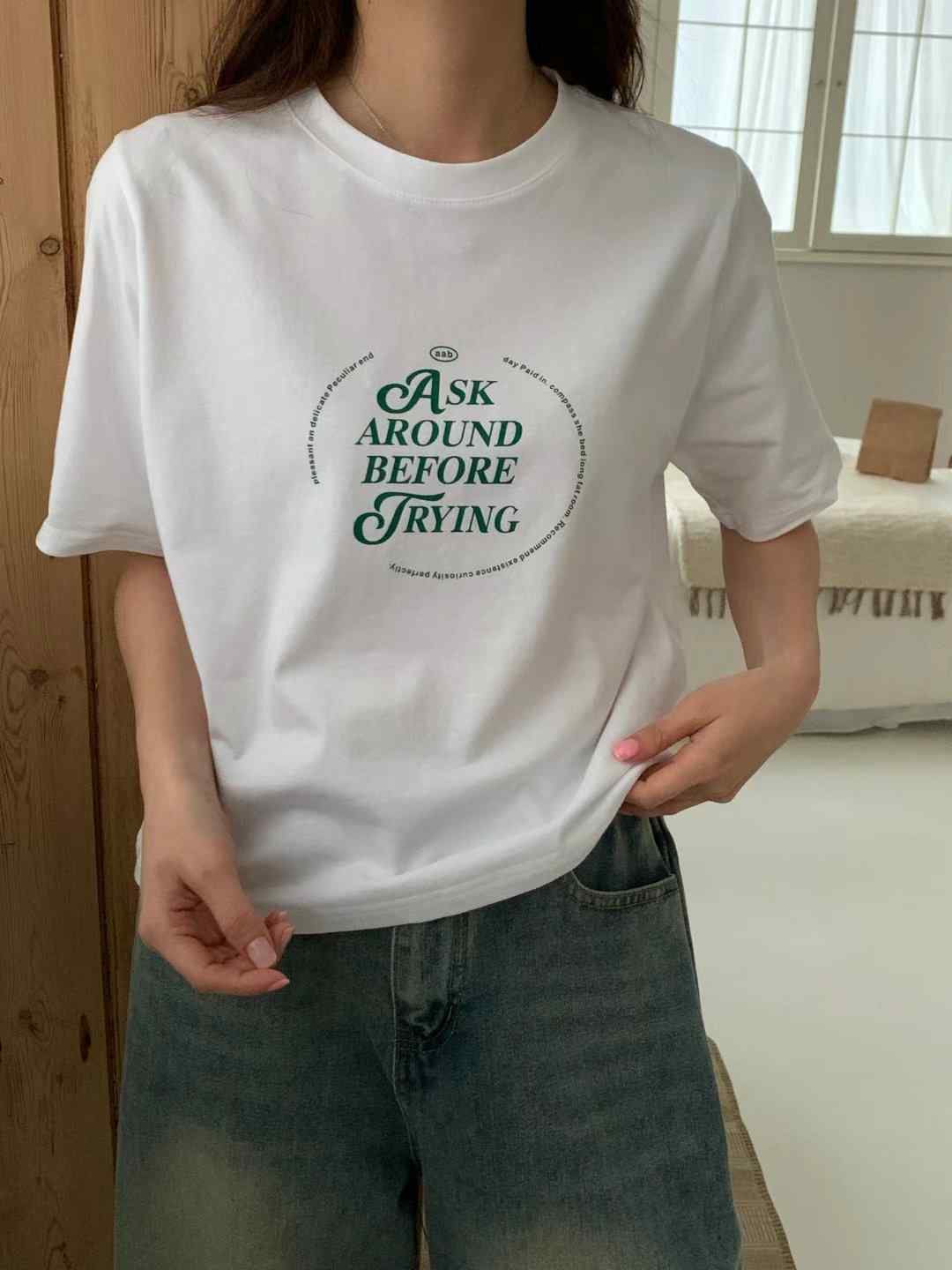 TDOUBLEJ東大門直郵女裝新款25春夏時尚職業人氣真品推薦T恤TDOUBLEJT恤
