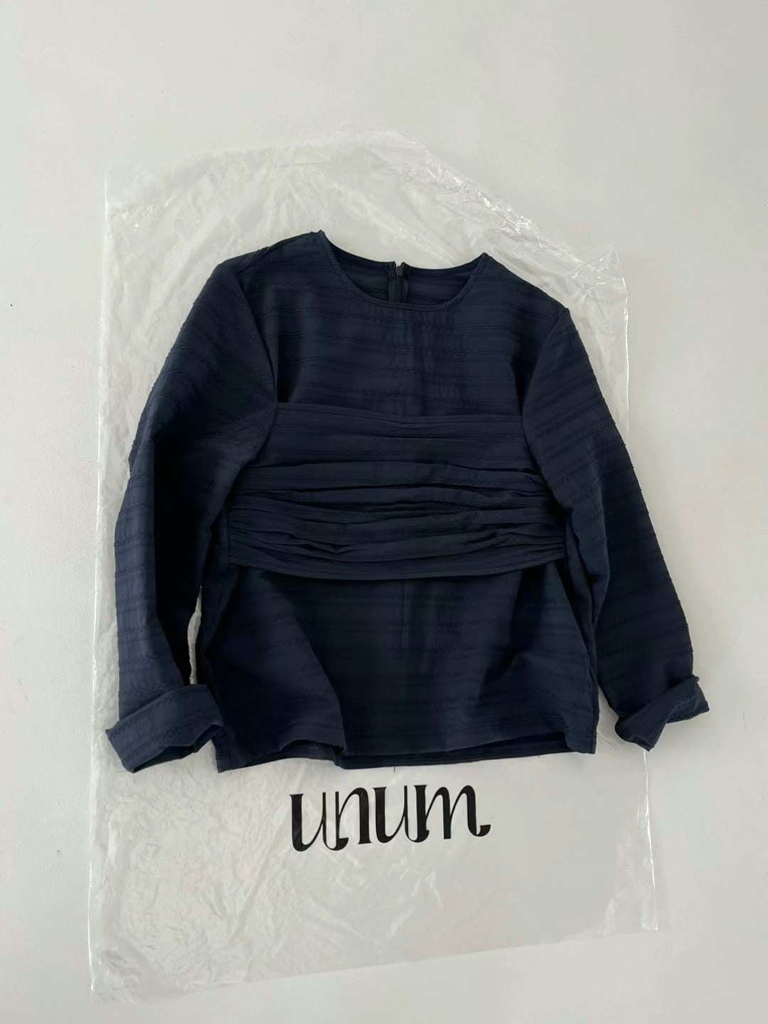 UNUSUALMARKET韓國代購女士新品人氣25春夏襯衫蕾絲衫假兩件UNUSUALMARKET襯衫/蕾絲衫