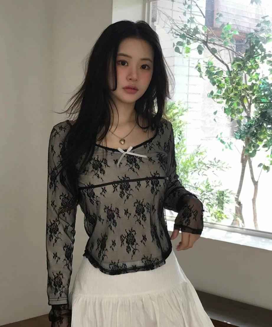 STREET東大門實拍女士新款真品推薦熱賣休閑人氣長袖T恤雙層STREET長袖T恤