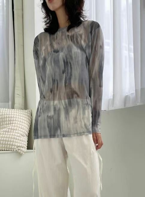 BAGUETTE-OT東大門代購女士新品25春夏真品熱賣襯衫蕾絲衫BAGUETTE-OT襯衫/蕾絲衫