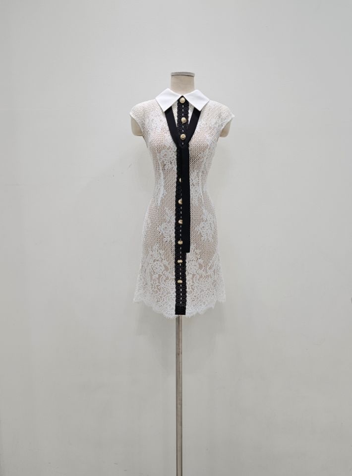 HIGH HEELS韓國直郵女士新品25春夏休閑時尚職業真品連衣裙HIGH HEELS連衣裙