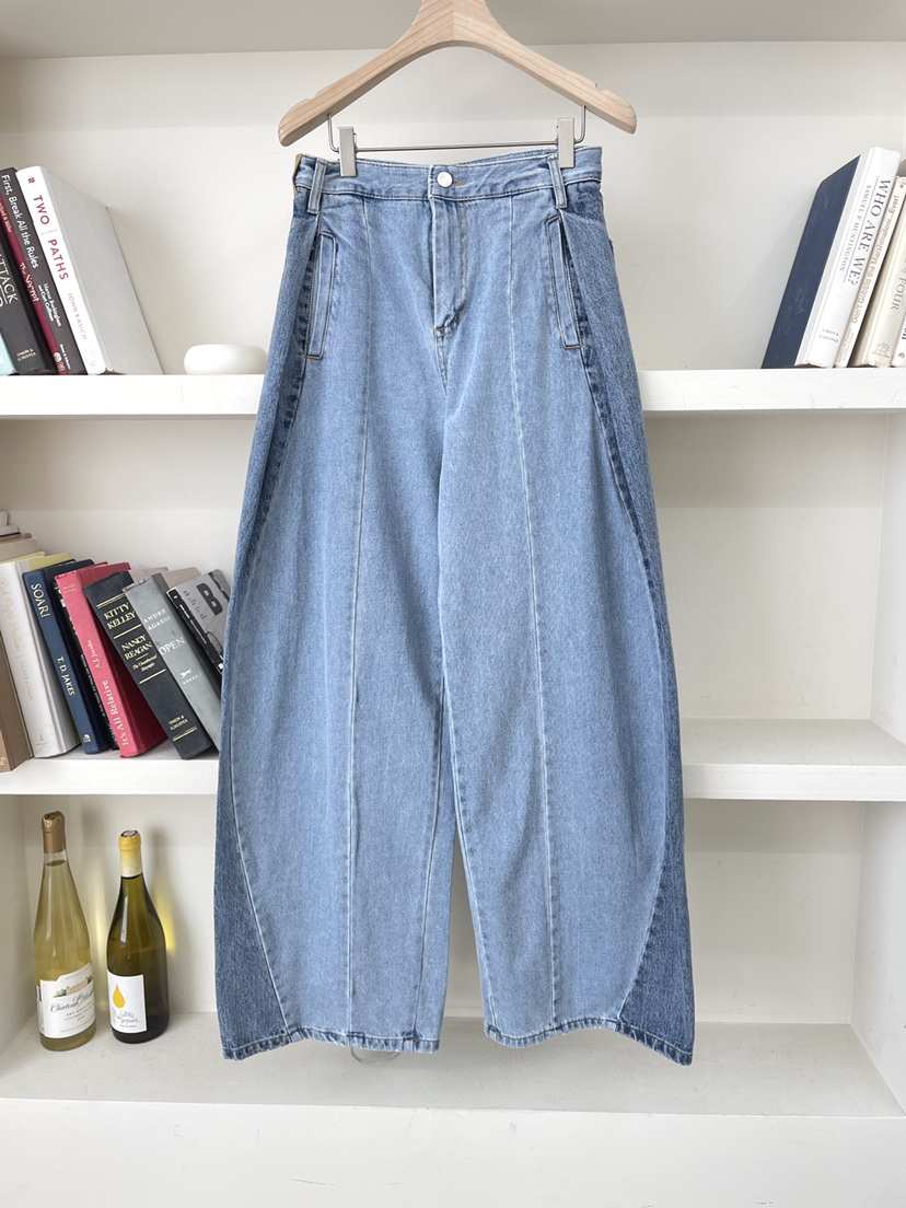 EDITION-P韓國㊣直郵東大門代購女裝新品25春夏時尚牛仔褲EDITI_ON牛仔褲