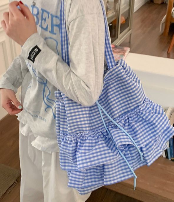 POSH BLUE韓國㊣直郵東大門代購女裝新款25春夏單肩斜跨包POSH BLUE單肩/斜跨包
