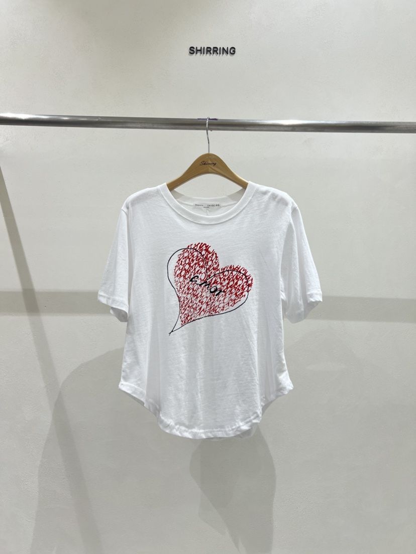SHIRRING韓國直郵㊣東大門實拍女裝新品25春夏人氣推薦休閑T恤SHIRRINGT恤