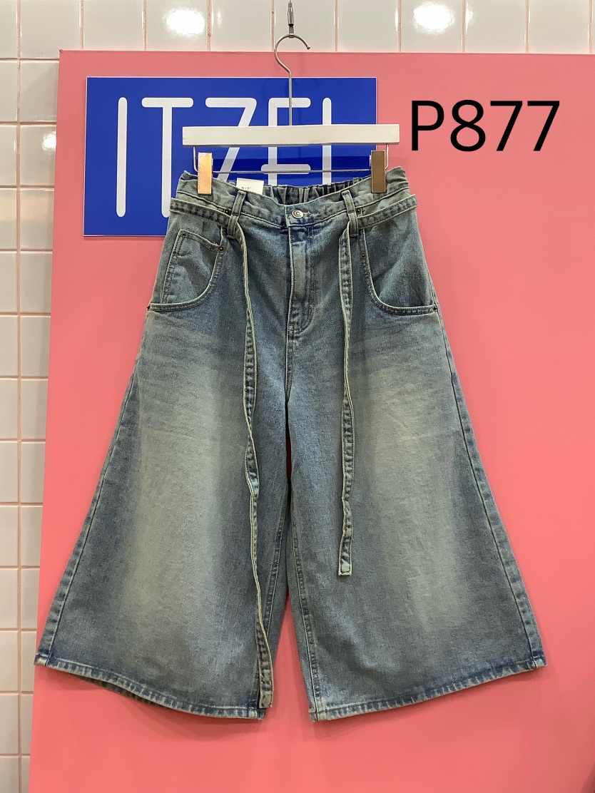 ITZEL韓國直郵㊣女裝新品熱賣時尚休閑人氣25春夏推薦牛仔褲ITZEL牛仔褲