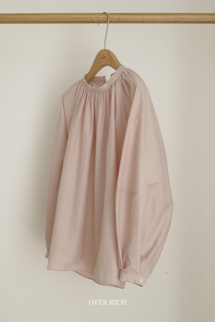 OVER RICH直郵韓國代購㊣女裝新品時尚休閑25春夏襯衫蕾絲衫OVER RICH襯衫/蕾絲衫