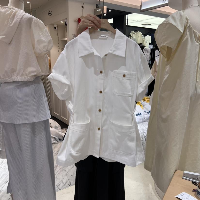 FRILL韓國代購女裝新品推薦熱賣時尚人氣休閑25春夏襯衫蕾絲衫FRILL襯衫/蕾絲衫