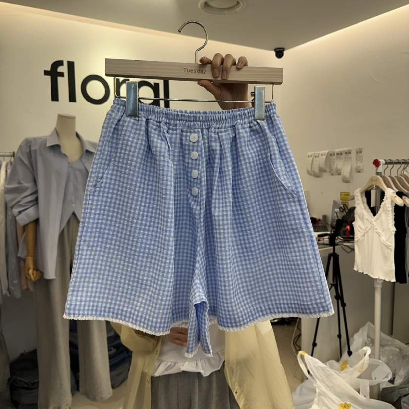 FLORAL東大門實拍女裝新款真品人氣職業時尚25春夏熱賣短褲FLORAL短褲