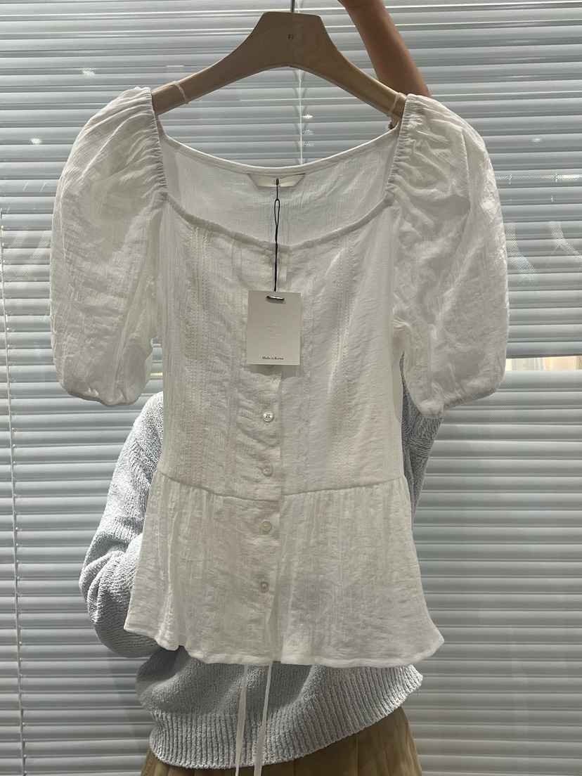 FF韓國直郵女裝新款真品熱賣推薦人氣時尚休閑25春夏襯衫蕾絲衫FF/SUNDAY襯衫/蕾絲衫