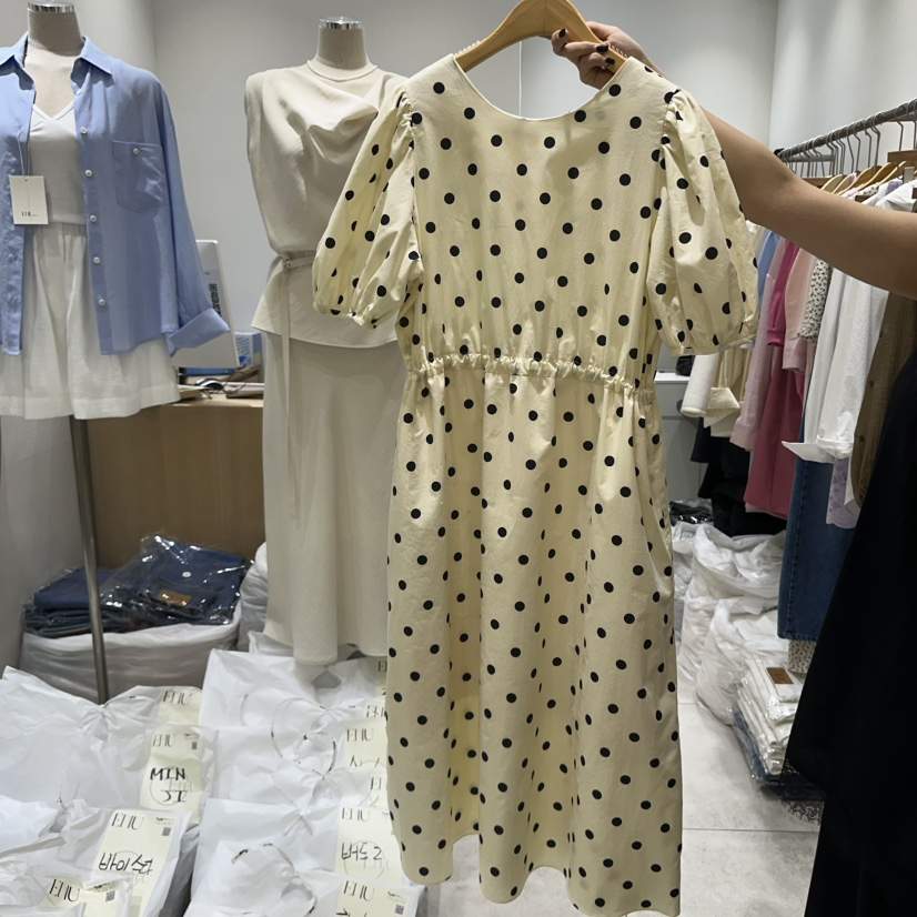 EN.U東大門代購女士新款推薦真品25春夏人氣休閑熱賣連衣裙EN.U連衣裙