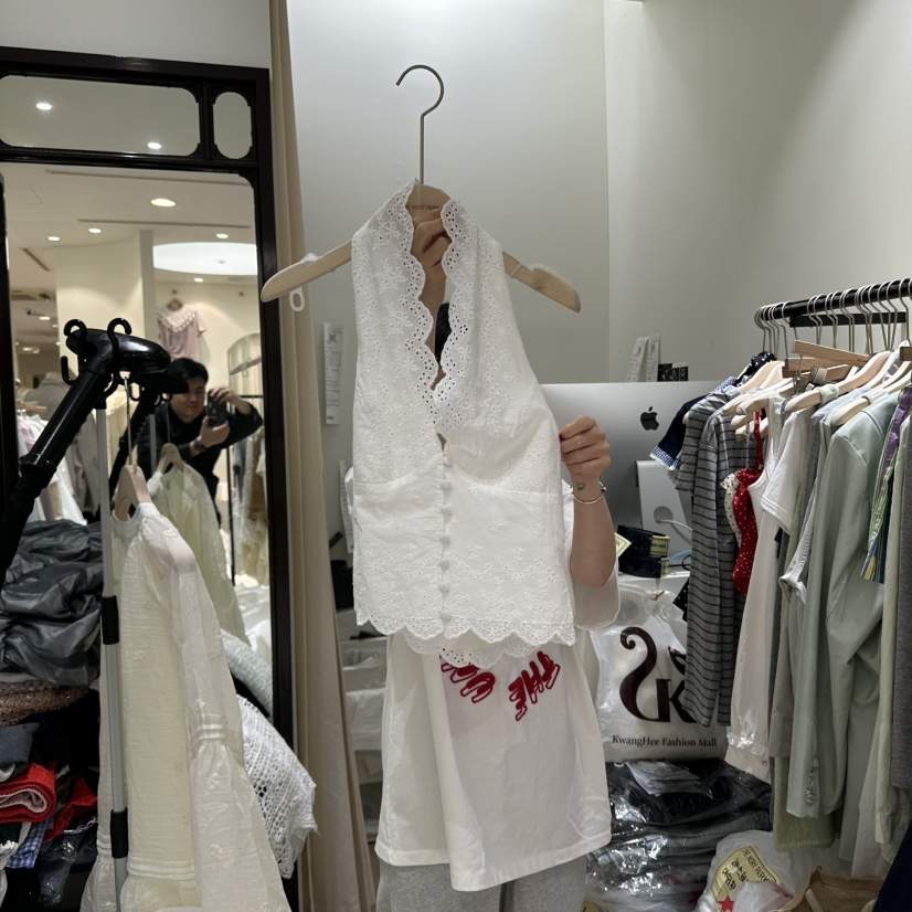 THEMORYPARK韓國代購女士新款休閑25春夏時尚推薦職業吊帶背心THE MORY PARK吊帶/背心
