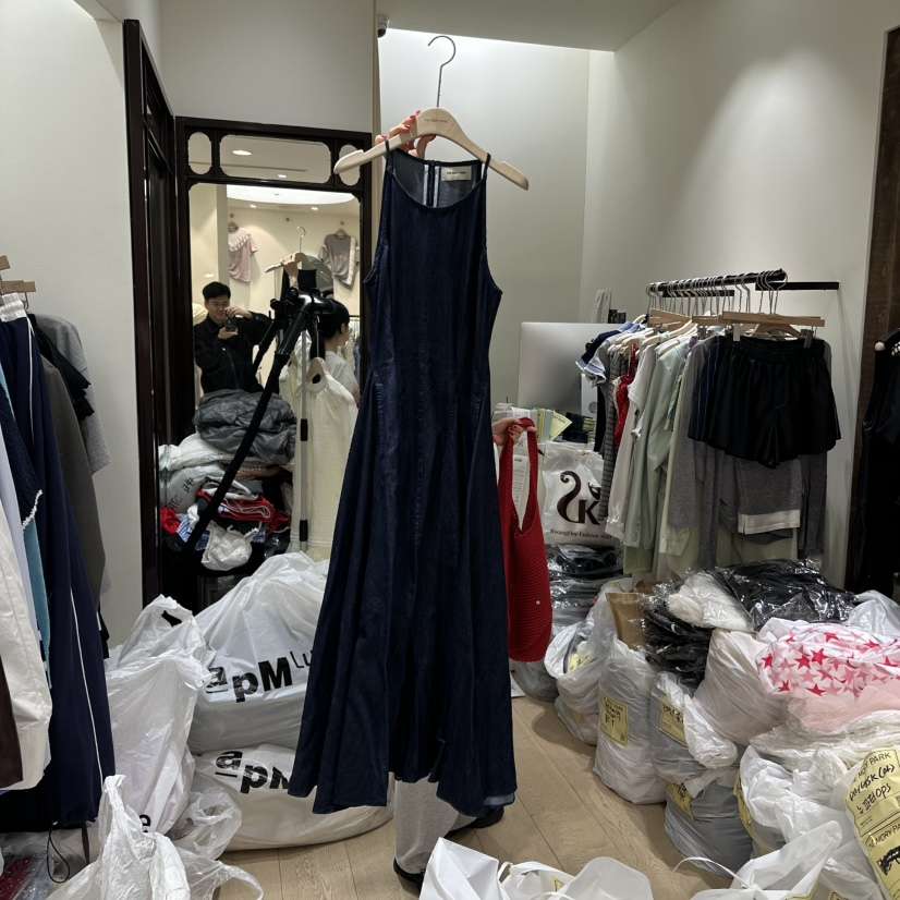 THEMORYPARK東大門代購女士新品熱賣休閑時尚25春夏職業連衣裙THE MORY PARK連衣裙