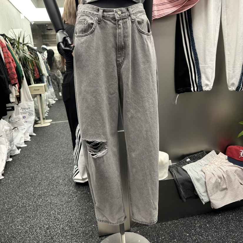 NUEUN東大門直郵女裝新品人氣時尚熱賣職業真品25春夏牛仔褲NUEUN/SEEOT牛仔褲