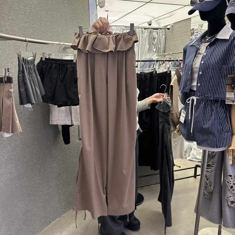 EXIT韓國代購女士新款職業時尚推薦25春夏真品熱賣人氣休閑褲EXIT休閑褲