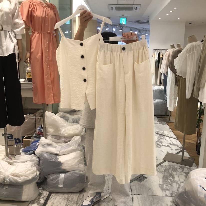 ALMOND東大門實拍女裝新品真品熱賣推薦人氣25春夏職業套裝ALMOND套裝