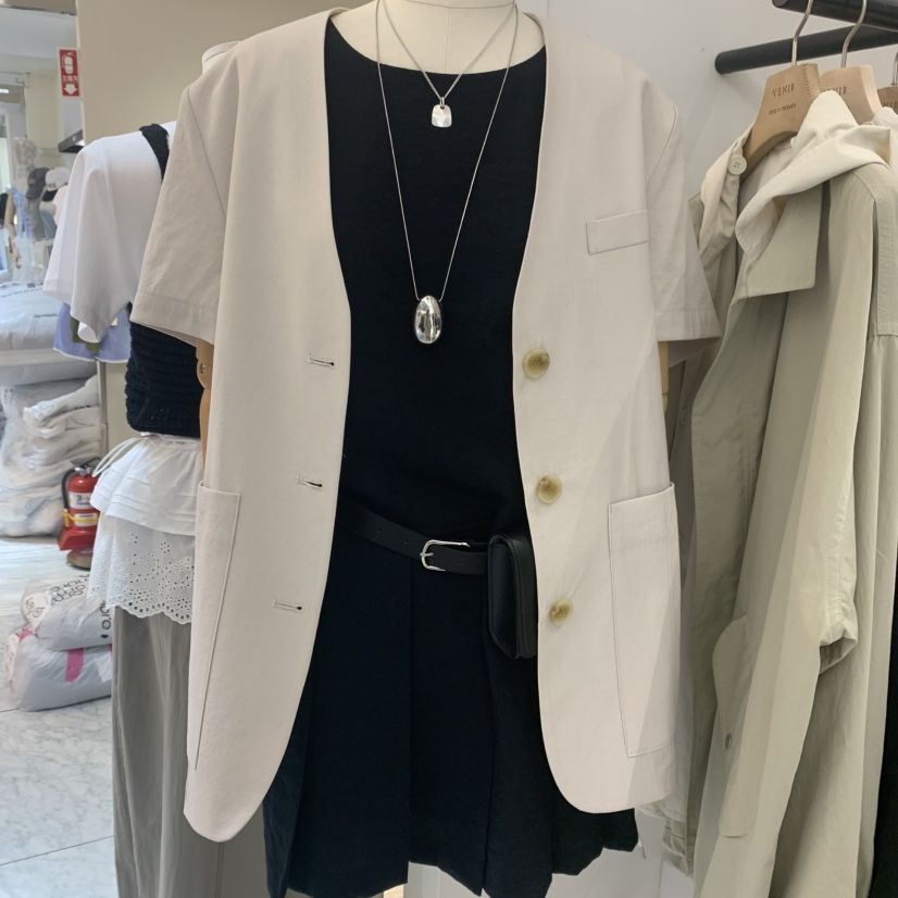 VENIR-a東大門實拍女裝新品25春夏真品熱賣推薦職業時尚夾克VENIR-a夾克
