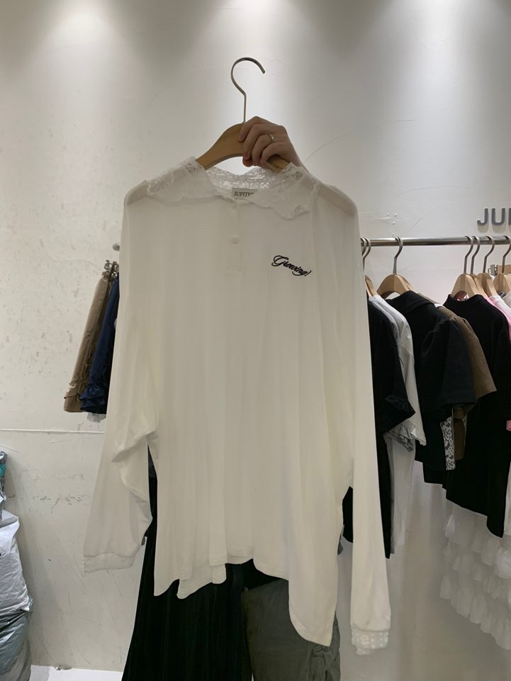 JUPITER韓國直郵女裝新款25春夏休閑職業推薦人氣時尚長袖T恤JUPITER長袖T恤
