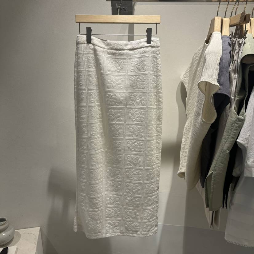 ROOM K-P東大門實拍女士新款真品推薦休閑職業25春夏長裙蕾絲ROOM K長裙