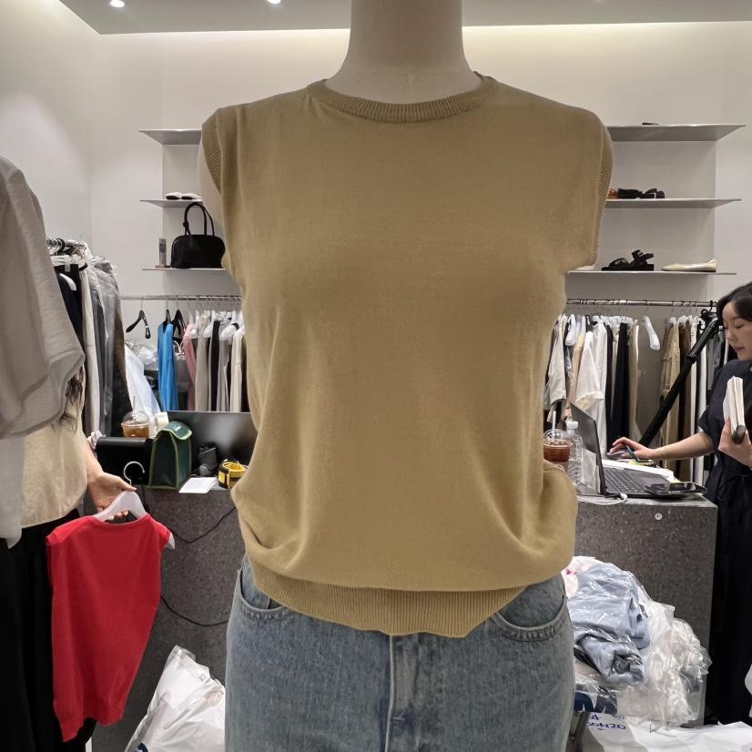 WOOD SAGE東大門實拍女士新品時尚人氣25春夏熱賣吊帶背心WOOD SAGE吊帶/背心
