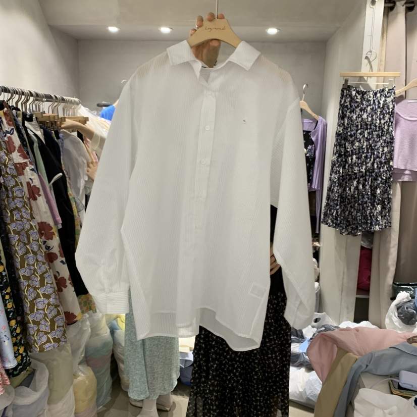 LOGROAD韓國㊣直郵東大門代購女裝新品休閑熱賣人氣襯衫蕾絲衫LOG ROAD襯衫/蕾絲衫