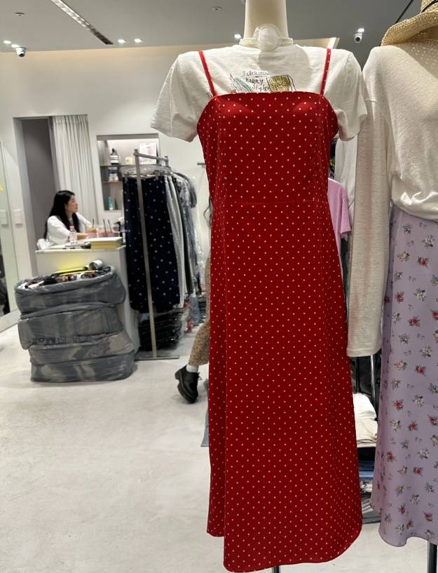 COMBO直郵韓國代購㊣女裝新品熱賣25春夏休閑連衣裙不含內搭COM_BO連衣裙