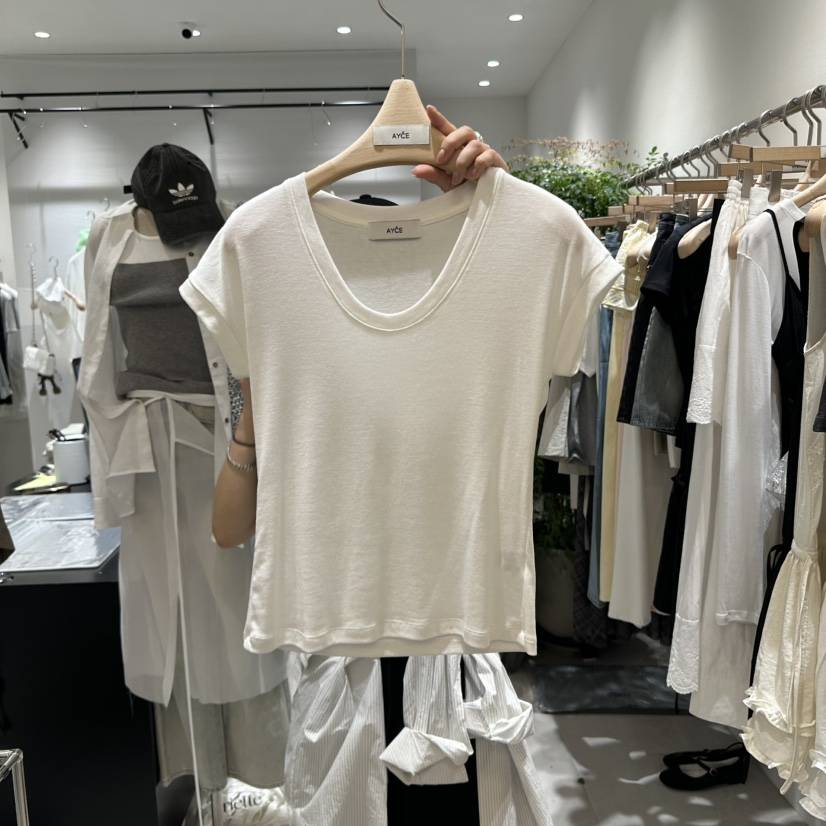AYCE韓國㊣直郵東大門代購女裝新品休閑時尚25春夏推薦人氣T恤101SHOWROOM/AYCET恤