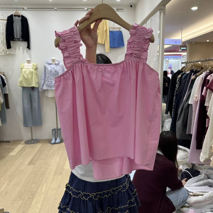 FURE韓國㊣直郵東大門代購女裝新品人氣推薦時尚休閑吊帶背心FURE吊帶/背心