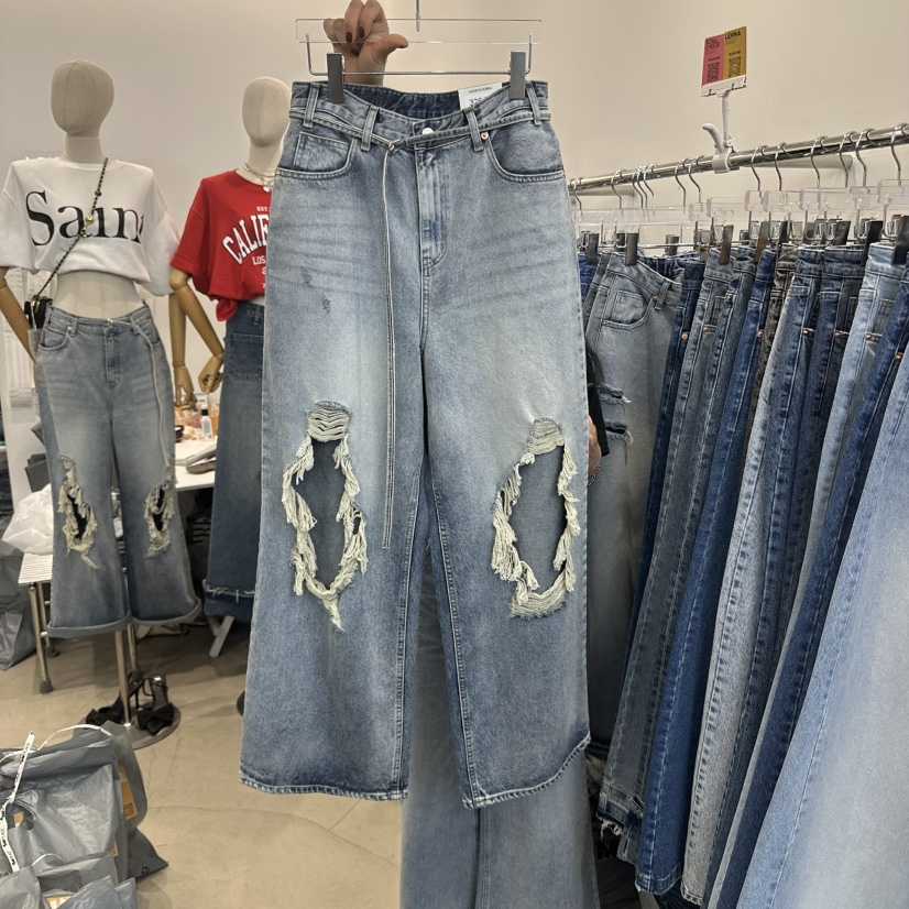 LEHNA直郵韓國代購㊣女裝新品熱賣人氣時尚推薦休閑25春夏牛仔褲LEHNA牛仔褲